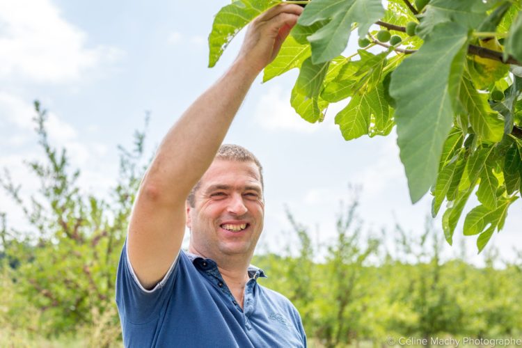 David le gérant de Bioloklock, producteur de confitures avec les récoltes de sa ferme en permaculture bio