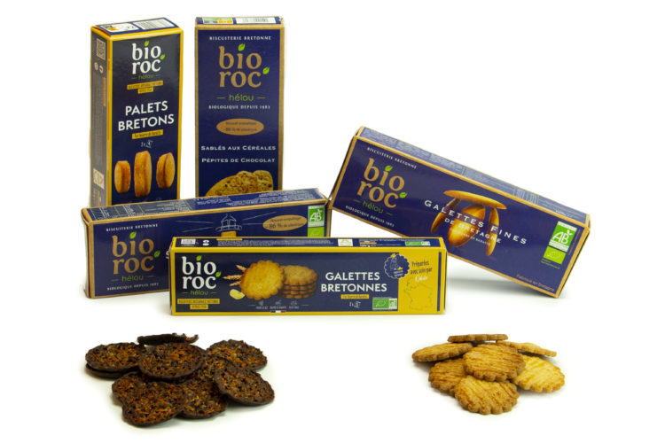 Terra Libra propose une gamme importante de biscuits bretons et bio de chez Bio Roc'Hélou