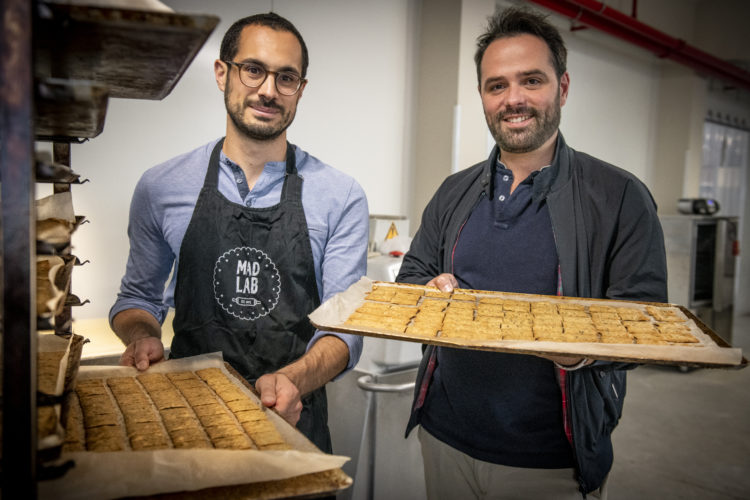 Les fondateurs de la biscuiterie Mad Lab