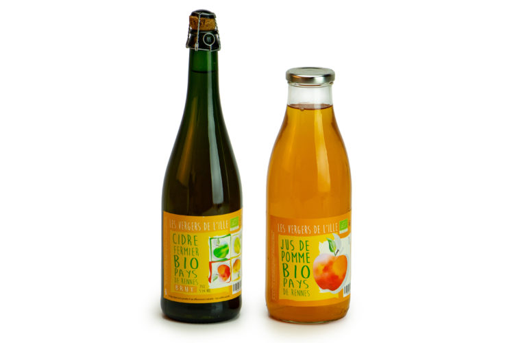 Cidre bio et jus de pomme bio d'ille et vilaine