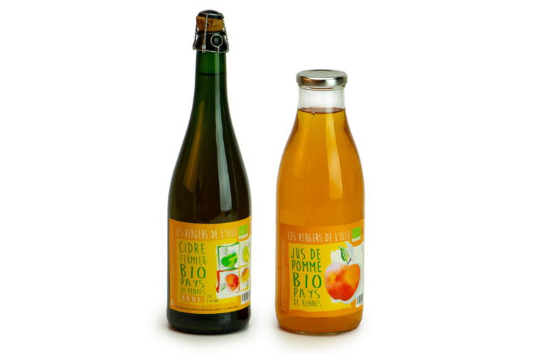 Cidre bio et jus de pomme bio d'ille et vilaine