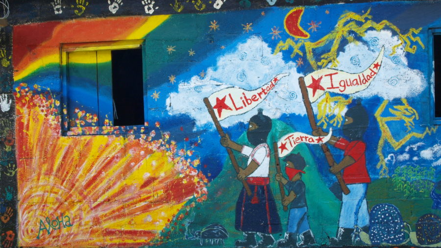 fresque Zapatiste