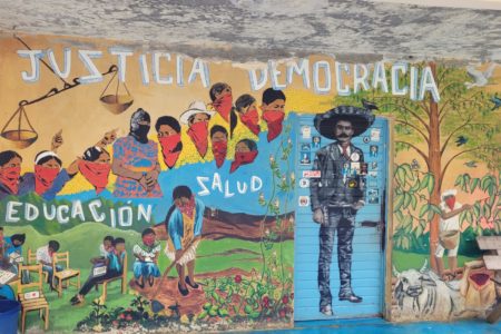 Fresque Zapatiste - Coopérative