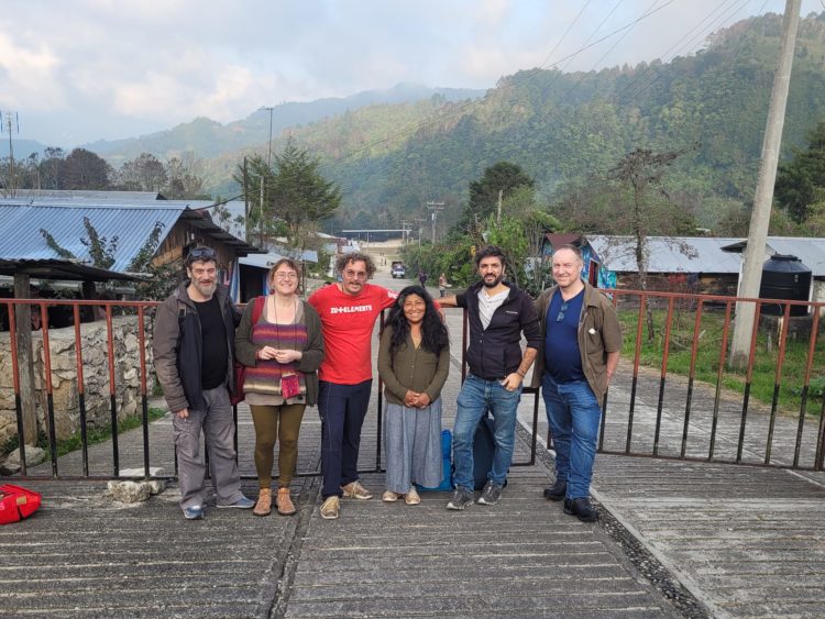 le réseau RedProZapa en visite au Chiapas au mexique